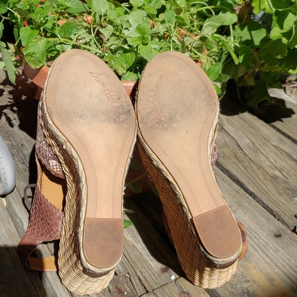 Sam Edelman Tinley Lace-Up Wedge Platforms - Picture 8 of 8